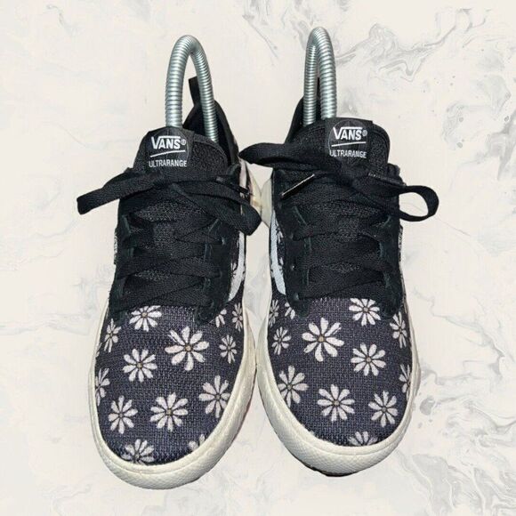 Vans Underage VR3 Black Daisy Athletic Comfort Shoe Sneaker Kids Size 3 - Picture 2 of 8